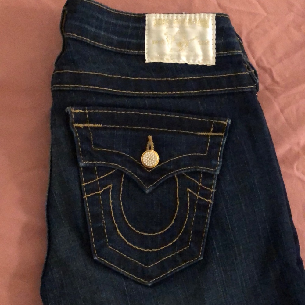 TRBJ Joey Rhinestone Bootcut Jeans